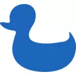 Imagem de pato azul