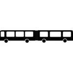 City bus silhouette