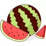 Vannmelon og skiver