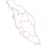 Diagrammet av peninsular Malaysia