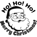 Santa saying ho ho ho