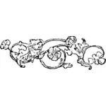Ornamento de Victorian embaçado