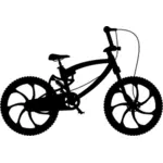 自行车的轮廓图像