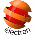 Logotipo do elétron