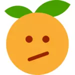 Enttäuscht orange