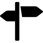 Road sign symbool