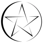 Schablone Pentagramm