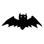 Bat silhouette image