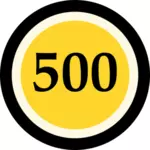Монета 500
