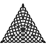 Keltische knoop driehoek