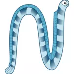 Cartoon sea snake