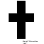 Katholische Kreuz silhouette
