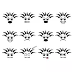प्यारा emoji सेट