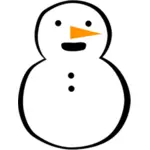 Счастливый снеговик
