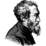 Michelangelo mustavalkoisena