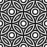 Gray circle pattern