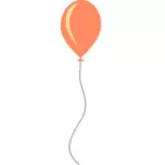 Orangefarbenen Ballon