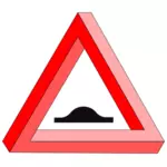 道路のバンプのシンボル
