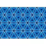 Seamless pattern in blue triangles