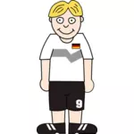 Jugador alemán del fútbol