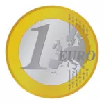 Один евро монеты