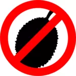 '' Ingen frukt '' symbol