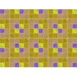 Patrón de azulejo de morado y amarillo