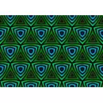Hintergrundmuster mit grünen und blauen Dreiecke