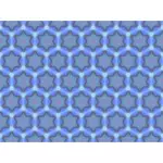 Immagine di vettore di reticolo floreale blu