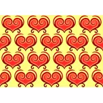 Abstract heart pattern