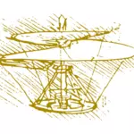 Da Vinci's flying machine