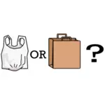 Papírové nebo plastové tašky