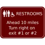 トイレ標識
