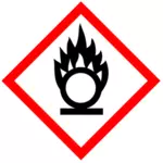 Substanțe oxidante, avertizare