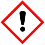 Wektor symbol dla substancji niebezpiecznych