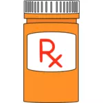 Botella de la medicina de prescripción