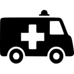Krankenwagen-Auto-Symbol