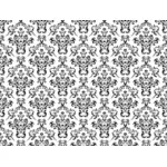 Lommerrijke patroon van de achtergrond in zwart-wit