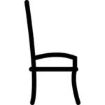 Krzesło czarne sylwetki