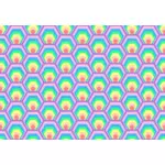 다채로운 육각 패턴
