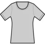 स्लिम शेप में टी-शर्ट