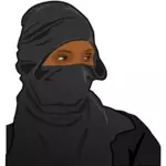 A senhora negra ninja