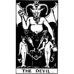 Tarjeta de tarot del diablo