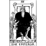 Emperador de tarjeta de tarot