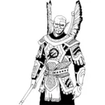 Goblin warrior vector image