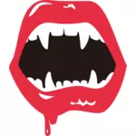 Хэллоуин кровавый рот