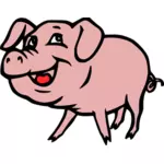 Lächelndes Schwein