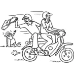 Motocykl zloději
