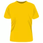 Шаблон желтой футболки