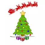 Pohon Natal Dihiasi